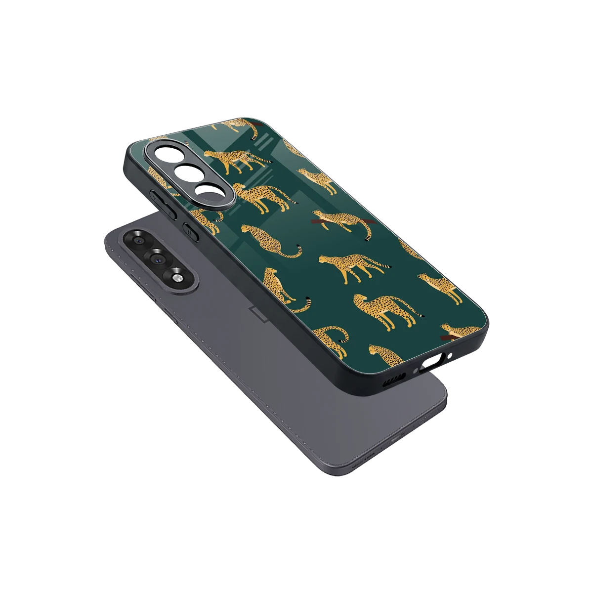 Fierce Spots sleek oneplus nord 5 cover with tempered glass back and TPU edges