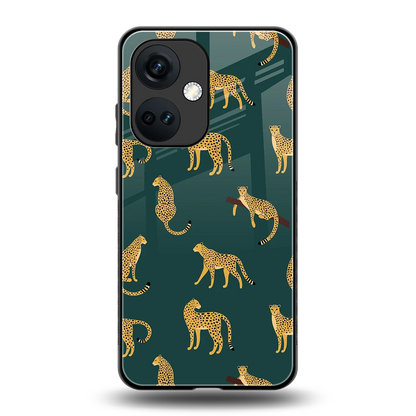 Fierce Spots back phone cover | glass case for oneplus nord ce 3