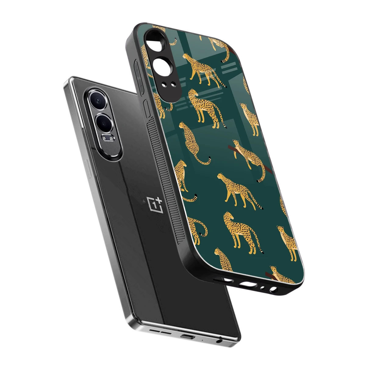 Fierce Spots sleek oneplus nord ce 4 lite cover with tempered glass back and TPU edges