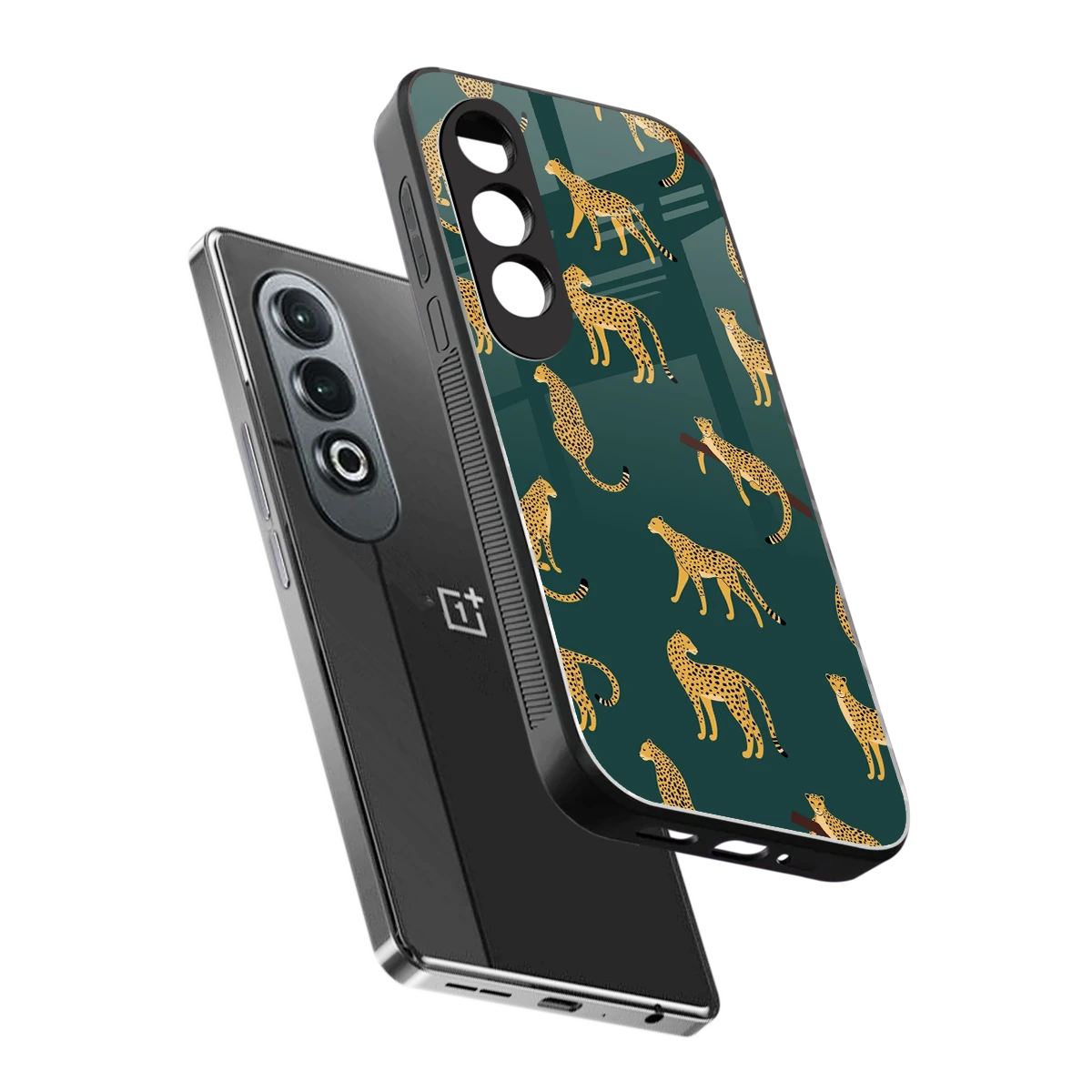 Fierce Spots sleek oneplus nord ce 4 cover with tempered glass back and TPU edges