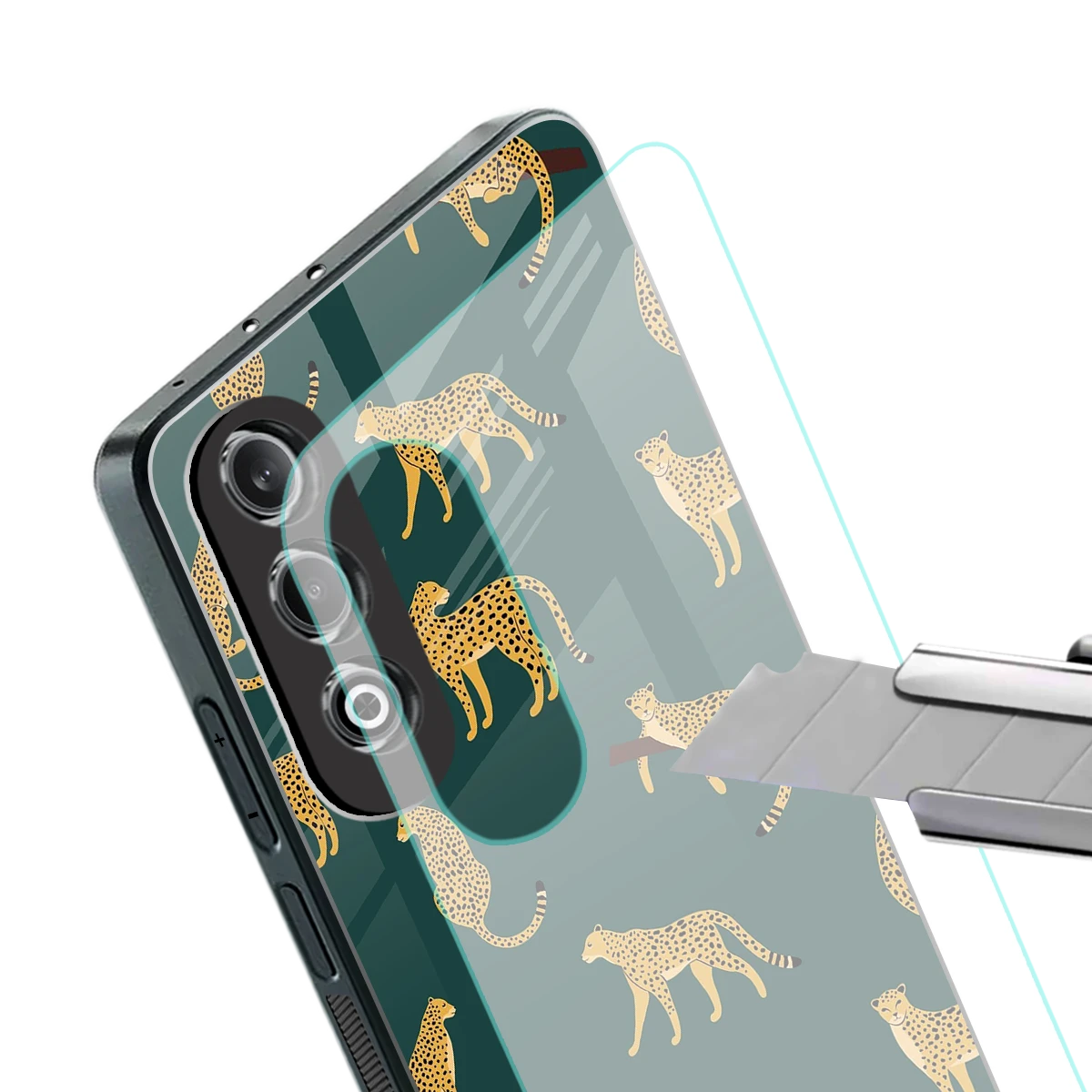Fierce Spots stylish phone case for oneplus nord ce 4 | glossy glass and slim fit