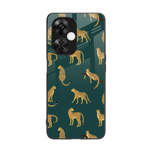 Fierce Spots back phone cover | glass case for oneplus nord ce 3 lite