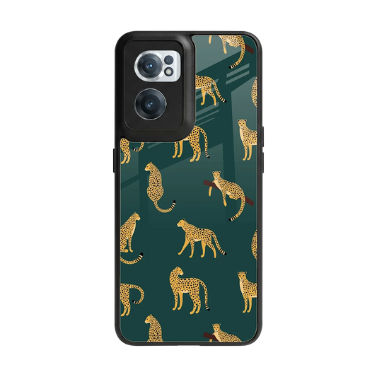 Fierce Spots back phone cover | glass case for oneplus nord ce 2