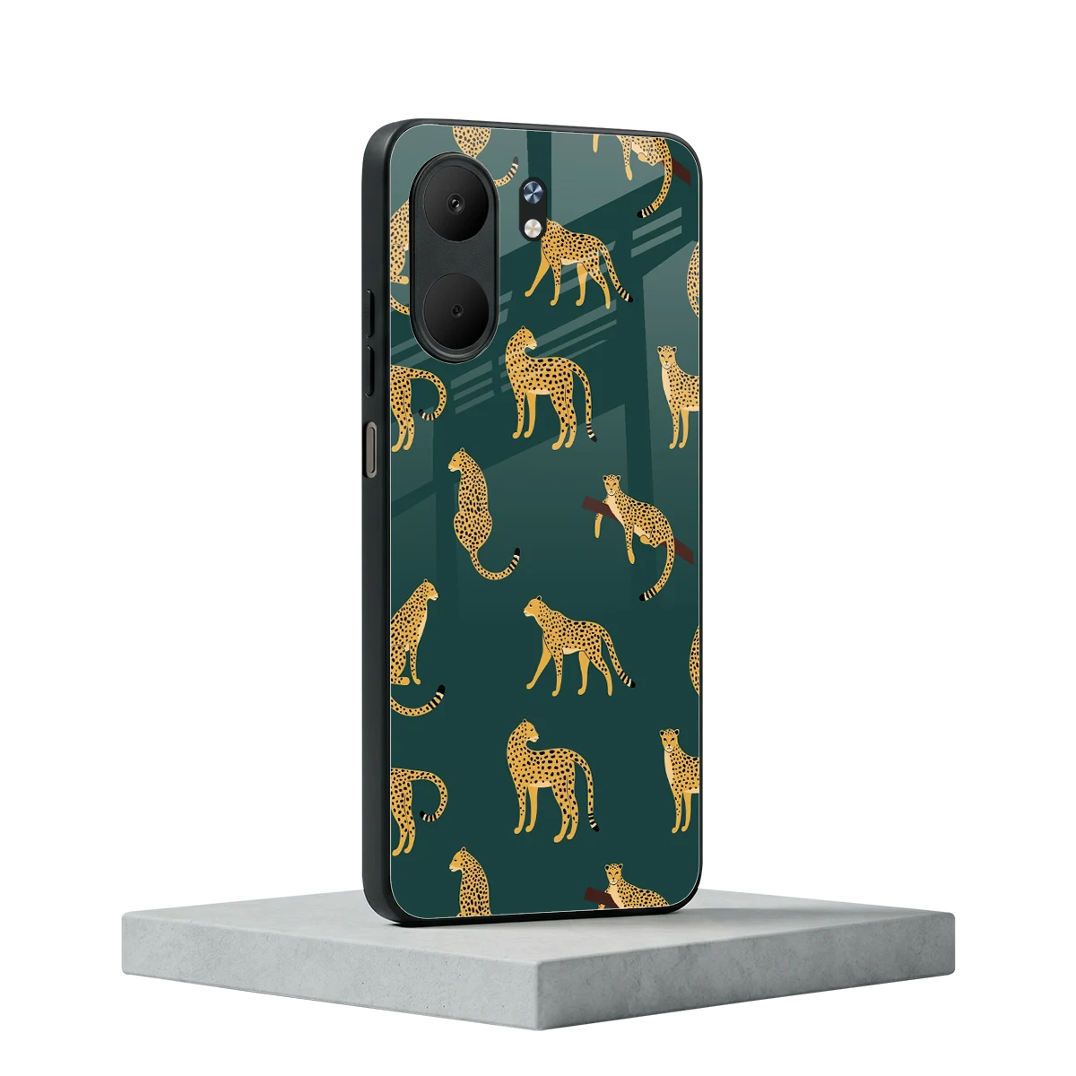 Fierce Spots oppo a5x 5g mobile cover | shockproof glass phone case