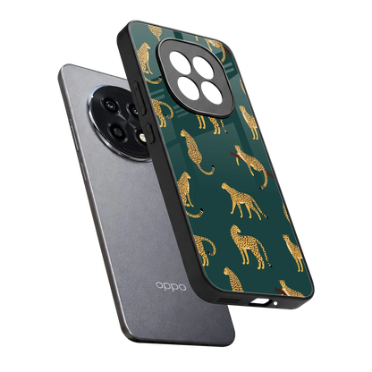 Fierce Spots sleek oppo f29 pro 5g cover with tempered glass back and TPU edges
