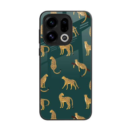 Fierce Spots back phone cover | glass case for oppo find x9