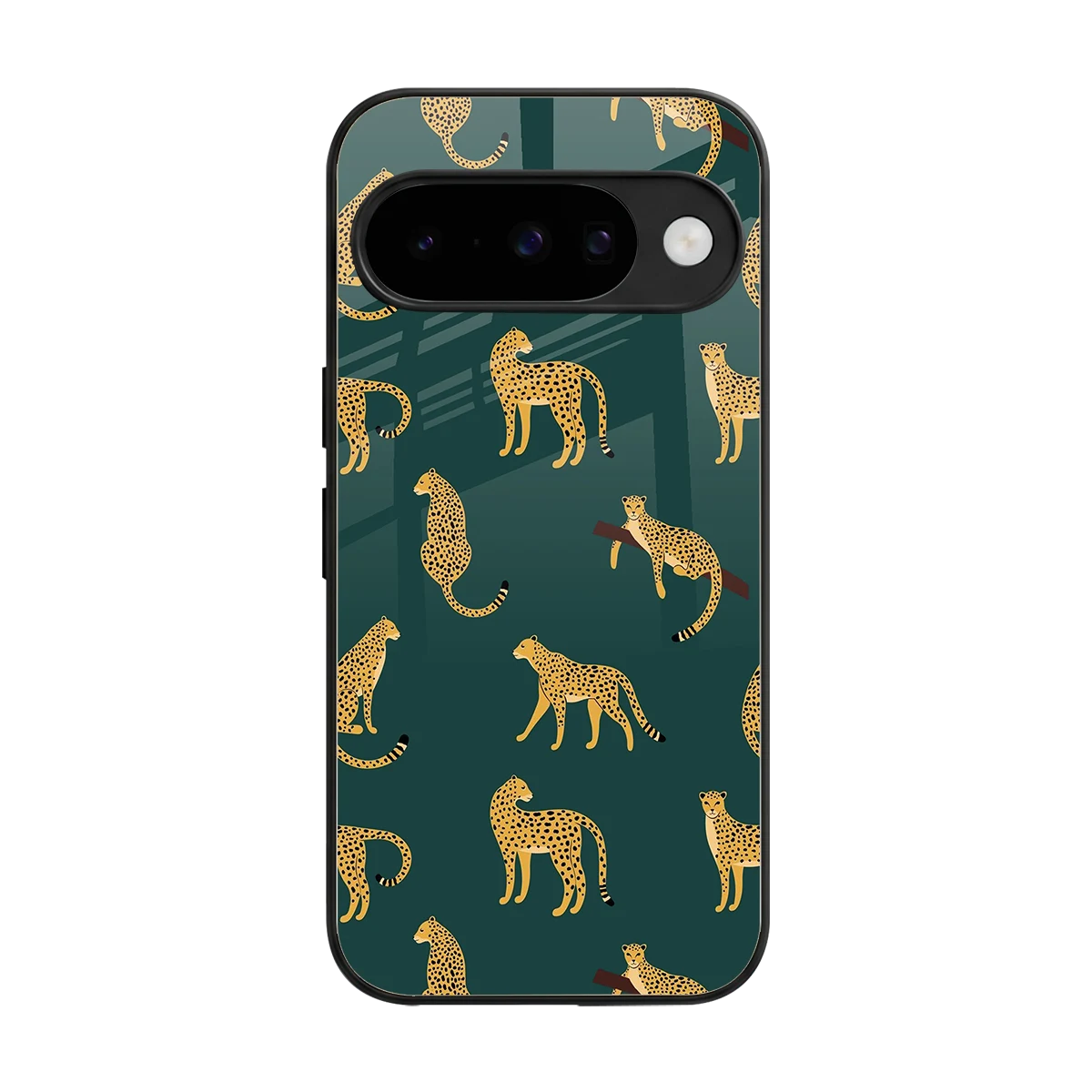 Fierce Spots back phone cover | glass case for google pixel 10