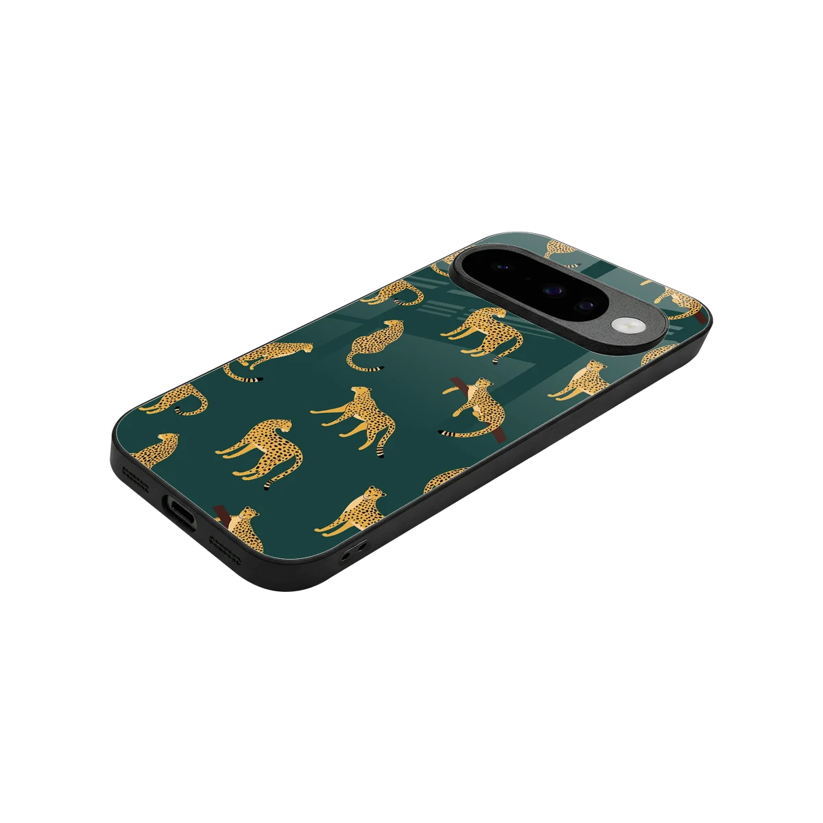 Fierce Spots stylish phone case for google pixel 10 | glossy glass and slim fit