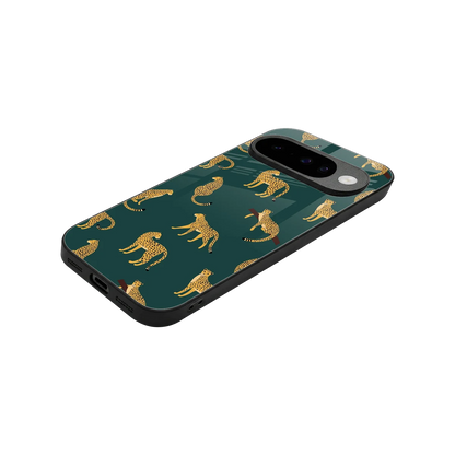 Fierce Spots stylish phone case for google pixel 10 | glossy glass and slim fit