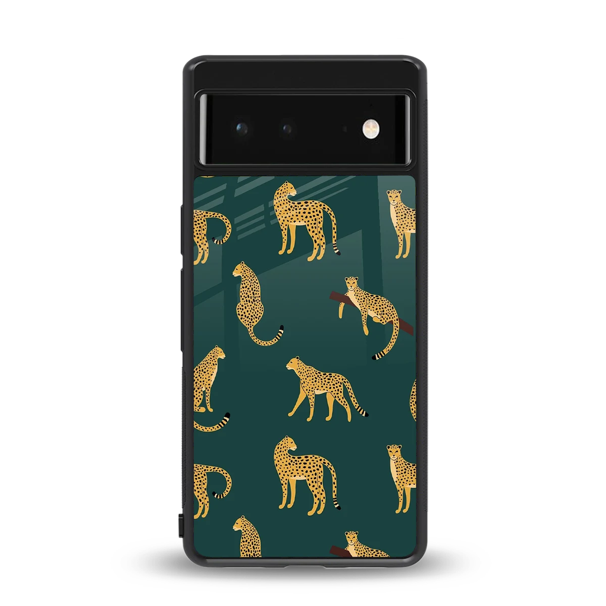 Fierce Spots back phone cover | glass case for google pixel 6