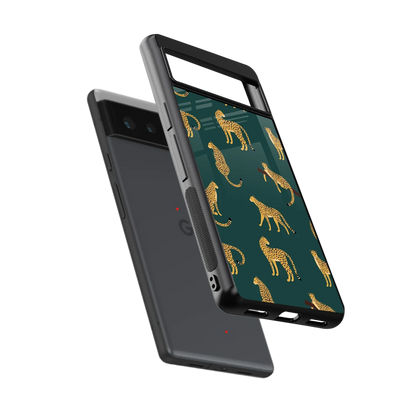 Fierce Spots sleek google pixel 6 cover with tempered glass back and TPU edges