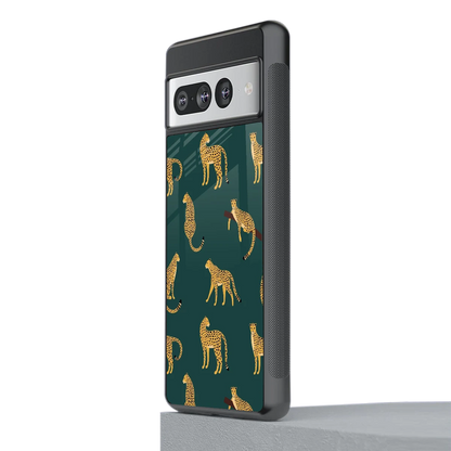 Fierce Spots stylish phone case for google pixel 7 pro | glossy glass and slim fit