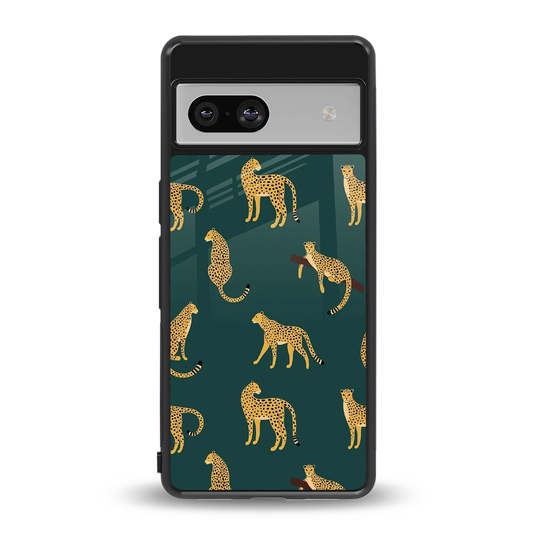 Fierce Spots back phone cover | glass case for google pixel 7a