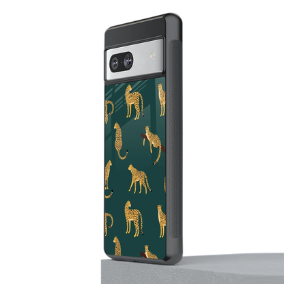 Fierce Spots stylish phone case for google pixel 7 | glossy glass and slim fit