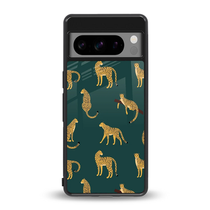 Fierce Spots back phone cover | glass case for google pixel 8 pro