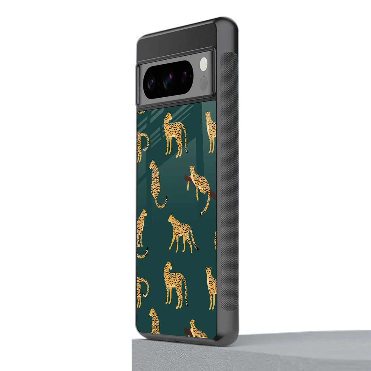 Fierce Spots stylish phone case for google pixel 8 pro | glossy glass and slim fit