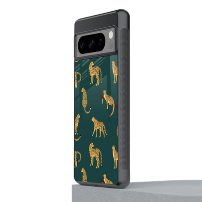 Fierce Spots stylish phone case for google pixel 8 pro | glossy glass and slim fit