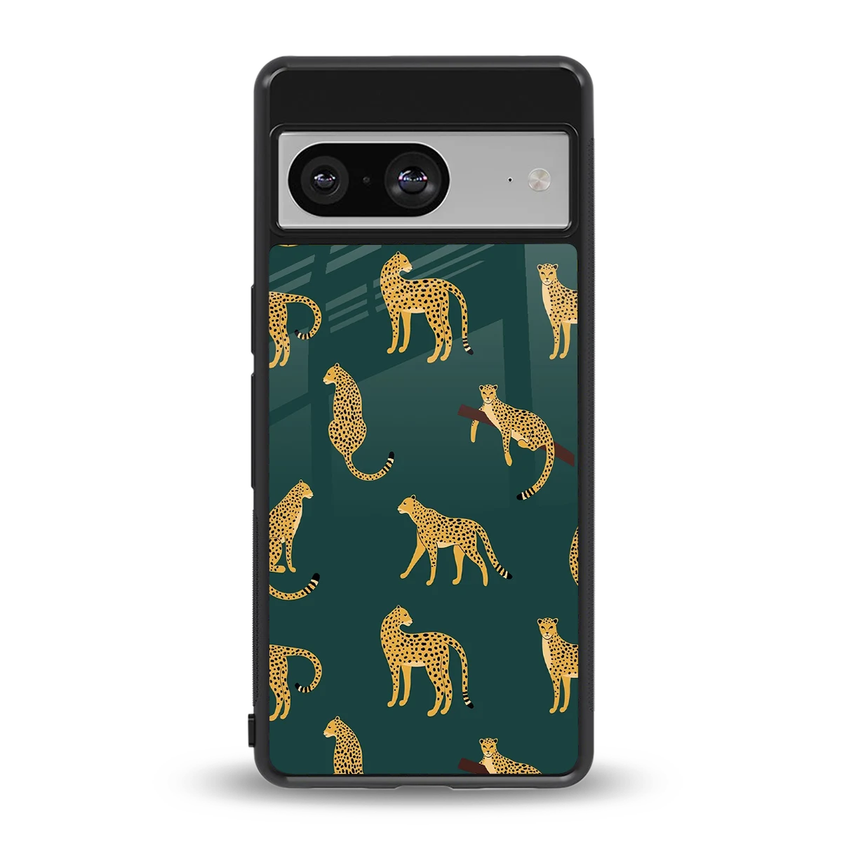 Fierce Spots back phone cover | glass case for google pixel 8