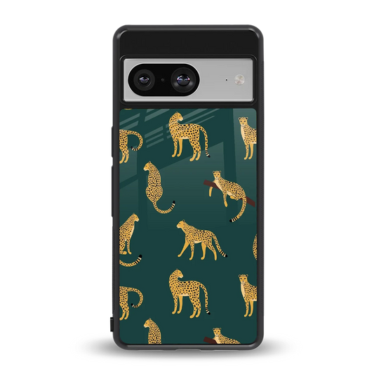 Fierce Spots back phone cover | glass case for google pixel 8