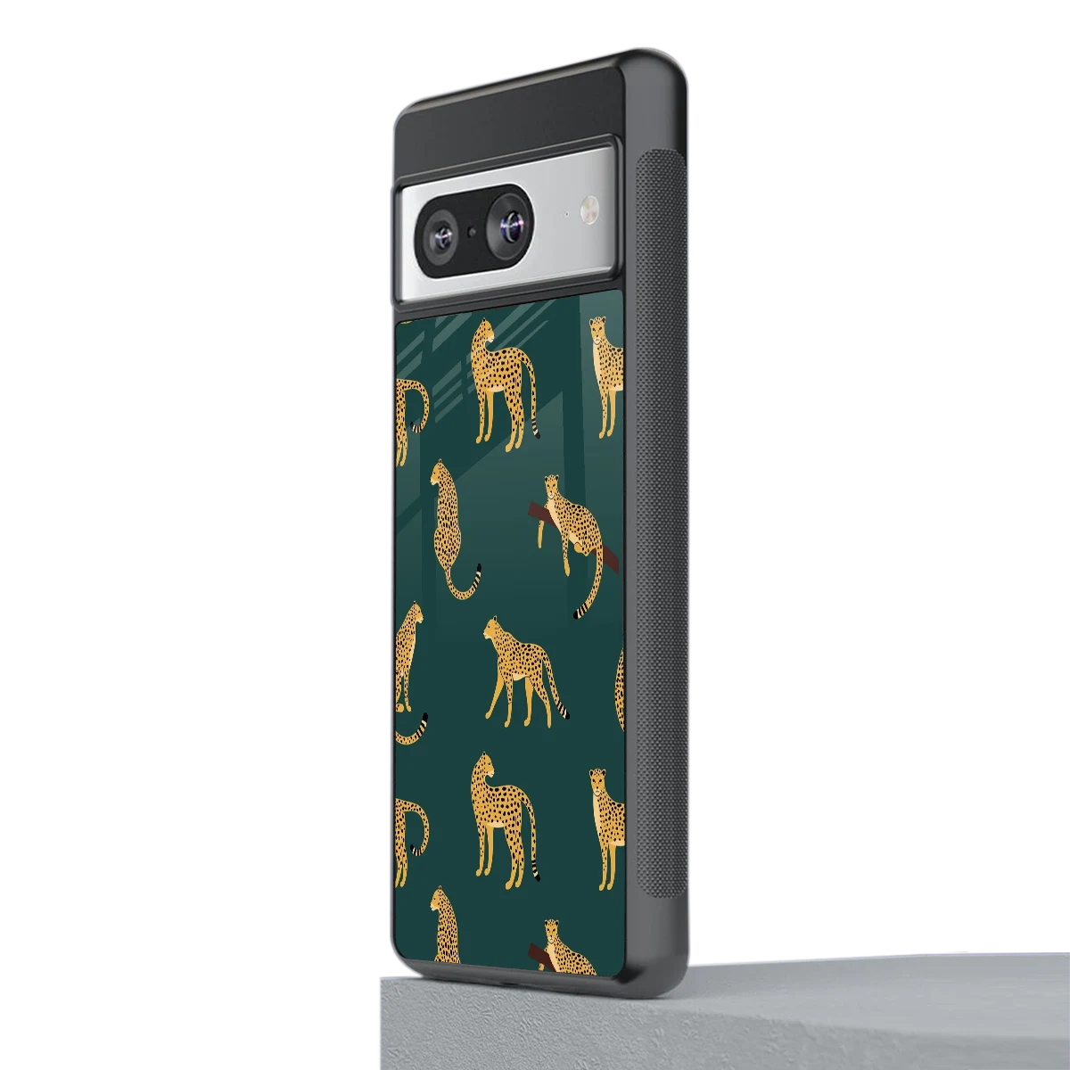 Fierce Spots stylish phone case for google pixel 8 | glossy glass and slim fit