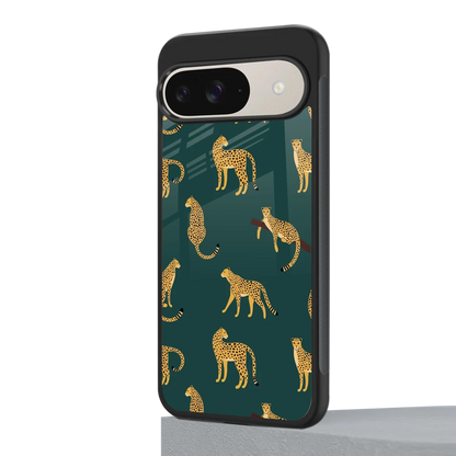 Fierce Spots google pixel 9 mobile cover | shockproof glass phone case