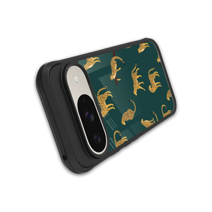 Fierce Spots stylish phone case for google pixel 9 | glossy glass and slim fit