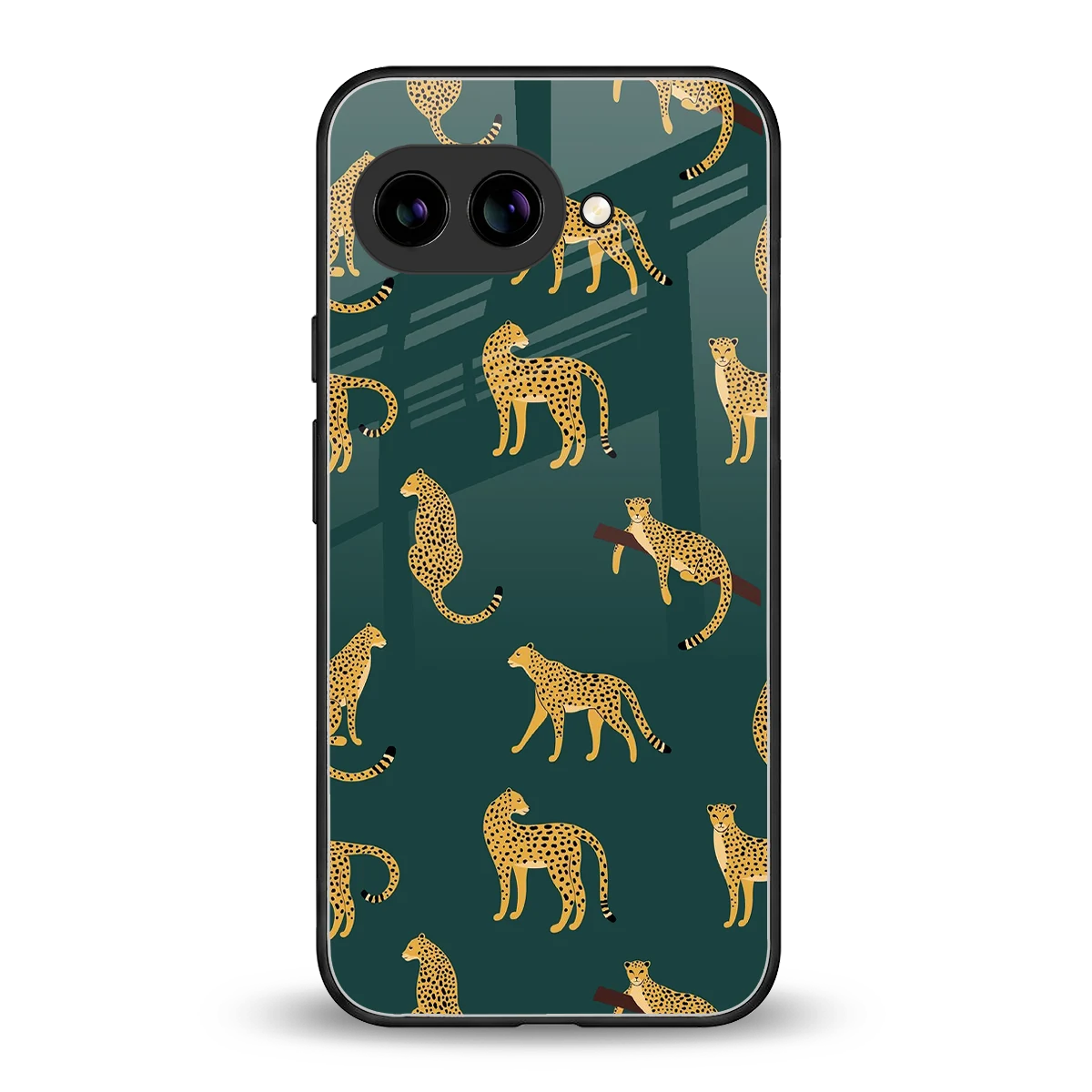 Fierce Spots back phone cover | glass case for google pixel 10a
