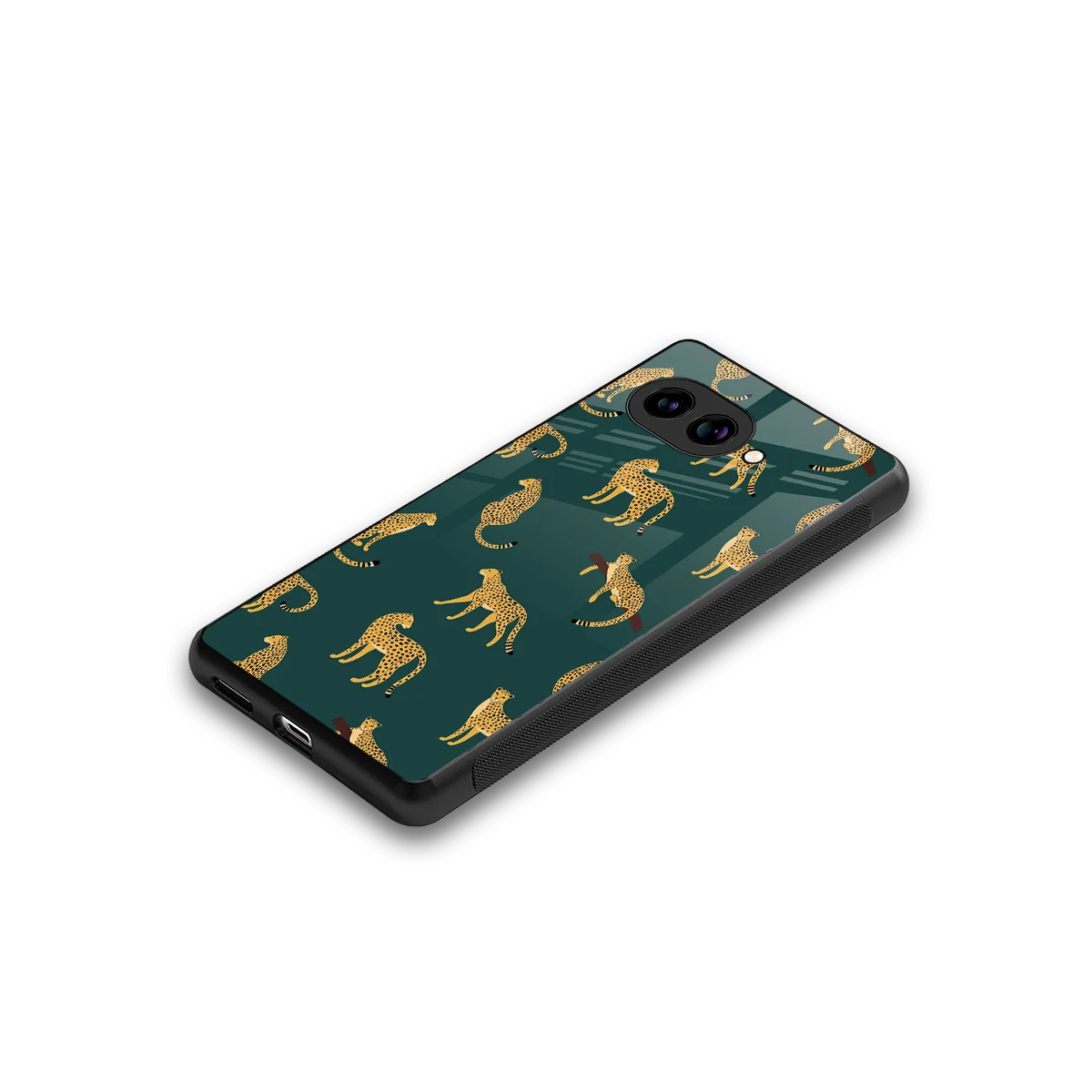 Fierce Spots stylish phone case for google pixel 10a | glossy glass and slim fit