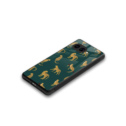 Fierce Spots stylish phone case for google pixel 10a | glossy glass and slim fit