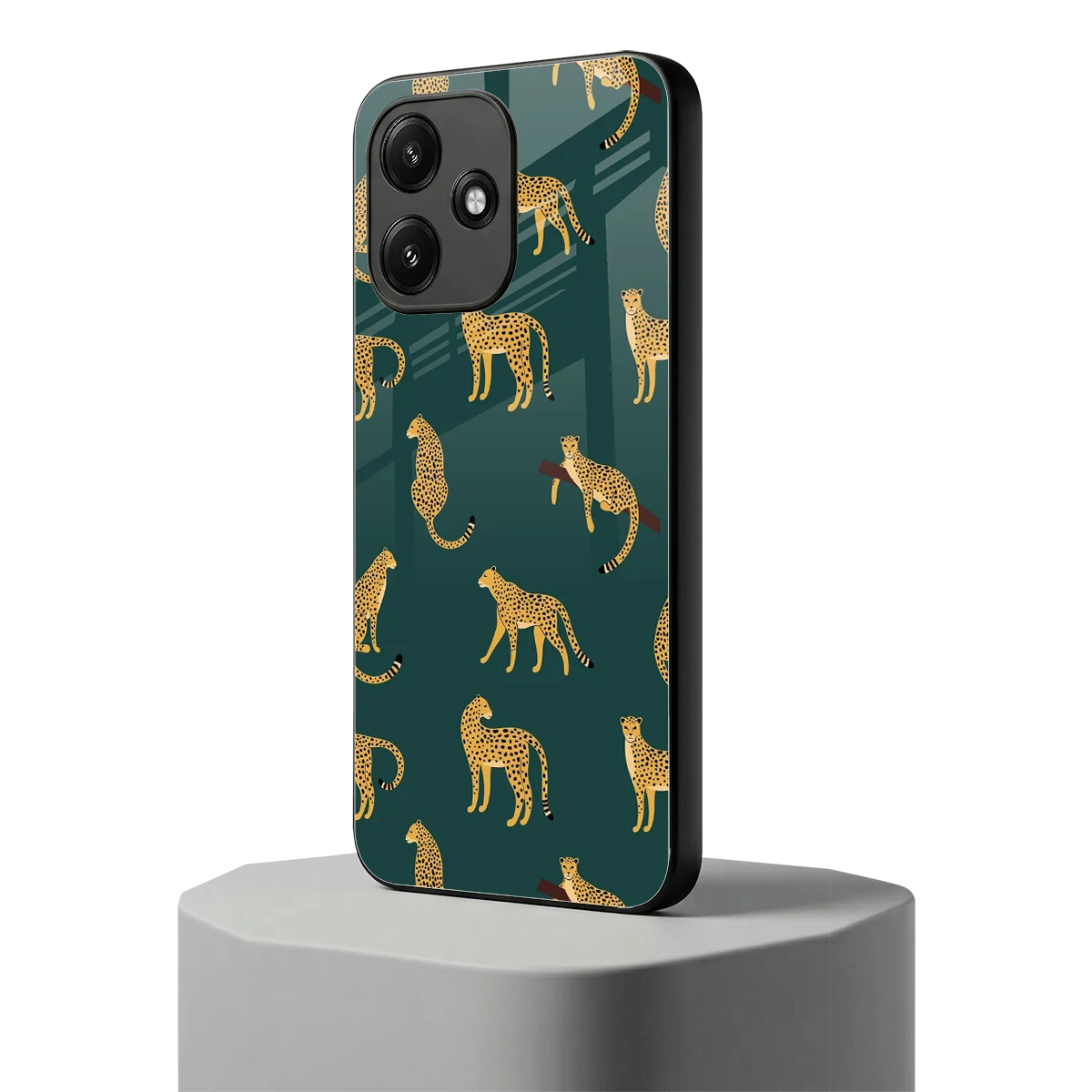 Fierce Spots redmi 12 5g mobile cover | shockproof glass phone case