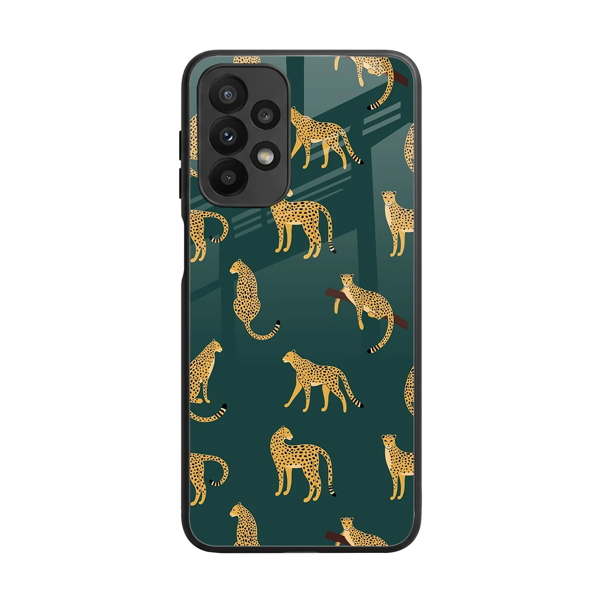Fierce Spots back phone cover | glass case for samsung galaxy a23