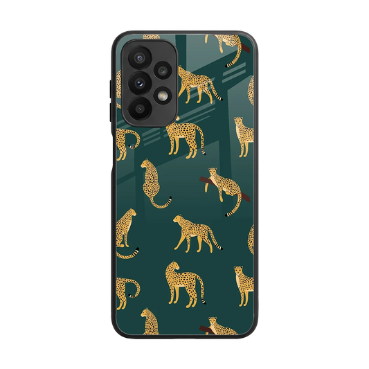 Fierce Spots back phone cover | glass case for samsung galaxy a23