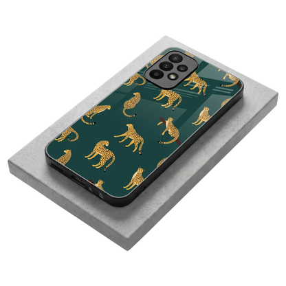 Fierce Spots stylish phone case for samsung galaxy a23 | glossy glass and slim fit