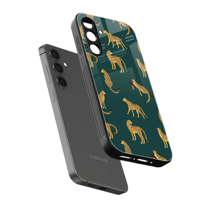 Fierce Spots sleek samsung galaxy a14 5g cover with tempered glass back and TPU edges