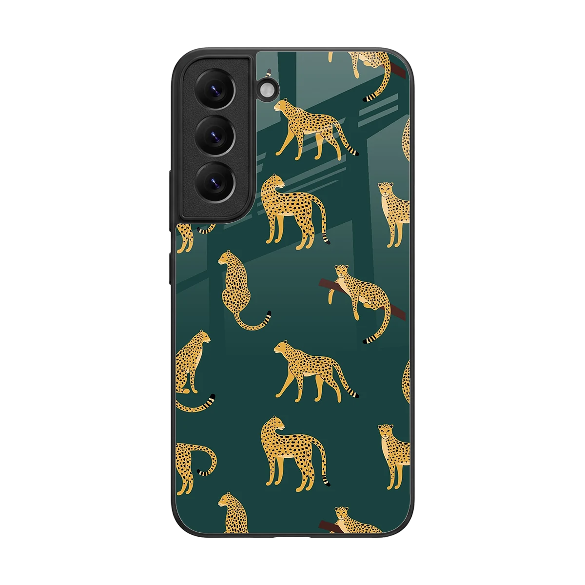 Fierce Spots back phone cover | glass case for samsung galaxy s22