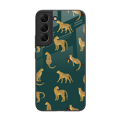 Fierce Spots back phone cover | glass case for samsung galaxy s22
