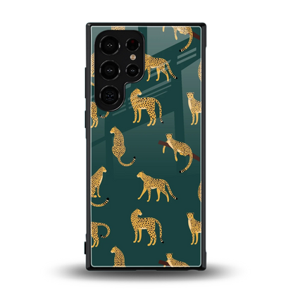 Fierce Spots back phone cover | glass case for samsung galaxy s24 ultra