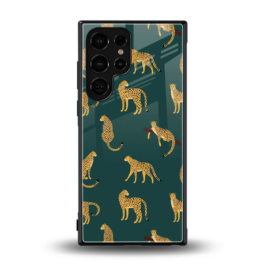 Fierce Spots back phone cover | glass case for samsung galaxy s24 ultra