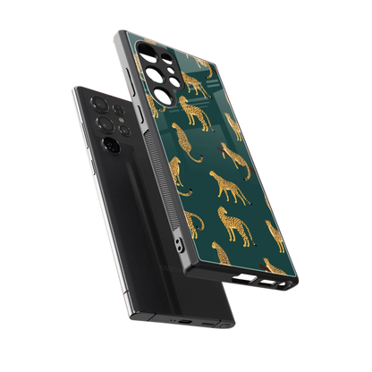 Fierce Spots sleek samsung galaxy s24 ultra cover with tempered glass back and TPU edges