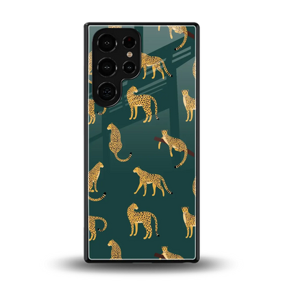 Fierce Spots back phone cover | glass case for samsung galaxy s25 ultra