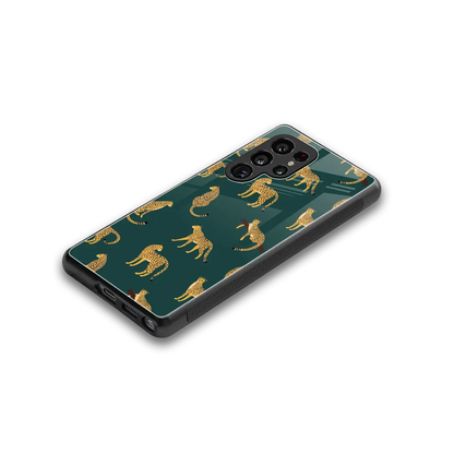 Fierce Spots stylish phone case for samsung galaxy s25 ultra | glossy glass and slim fit