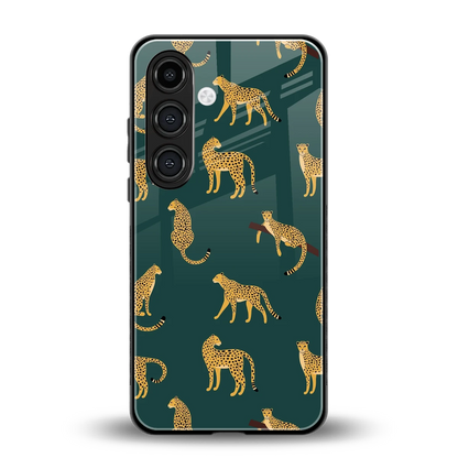 Fierce Spots back phone cover | glass case for samsung galaxy s24