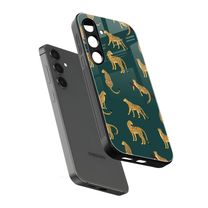 Fierce Spots sleek samsung galaxy s24 cover with tempered glass back and TPU edges