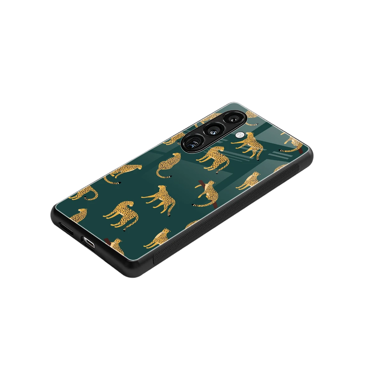 Fierce Spots stylish phone case for samsung galaxy s24 | glossy glass and slim fit