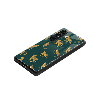Fierce Spots stylish phone case for samsung galaxy s24 | glossy glass and slim fit