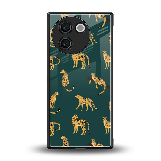 Fierce Spots back phone cover | glass case for vivo v30e