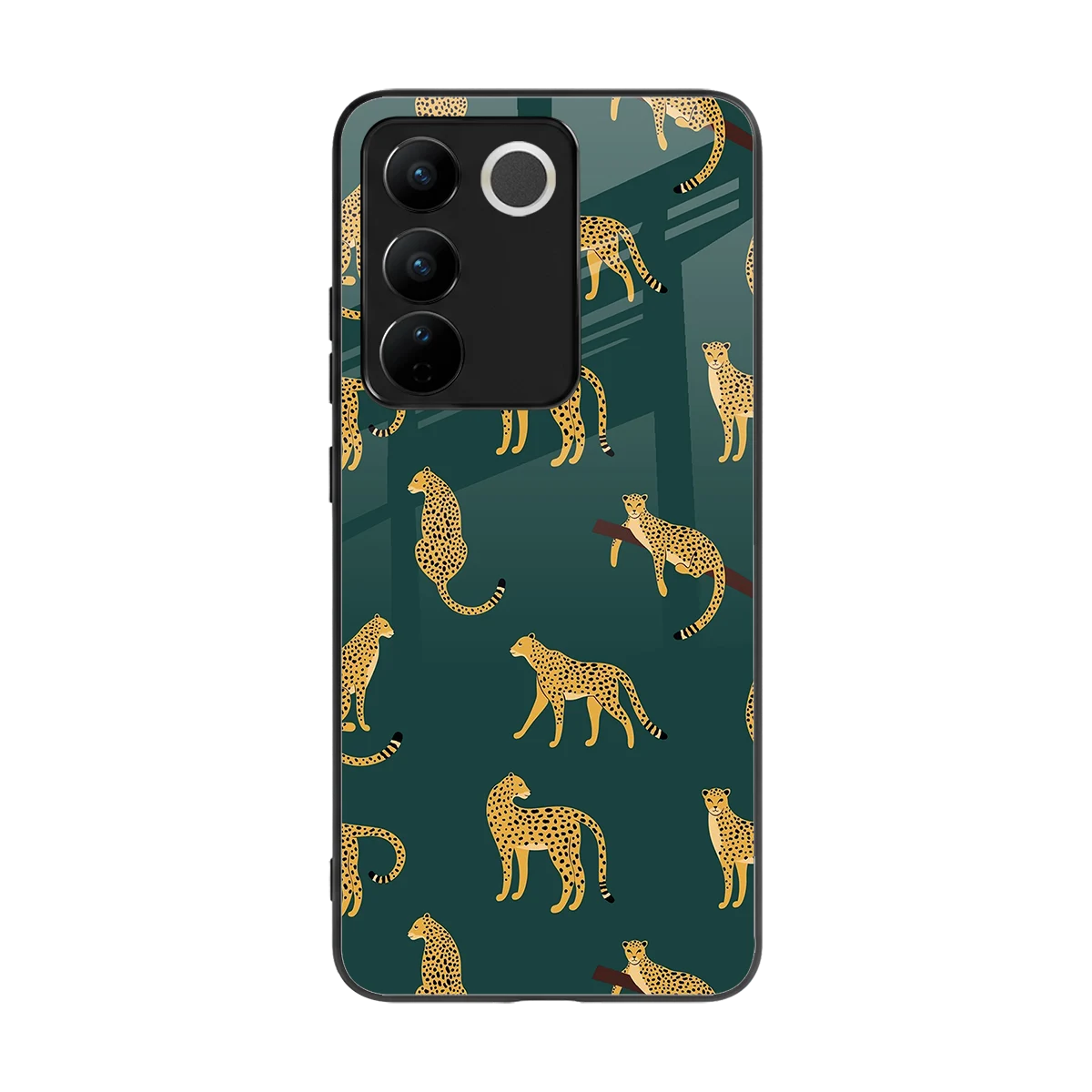 Fierce Spots back phone cover | glass case for vivo v27 5g