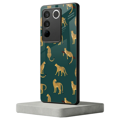 Fierce Spots vivo v27 5g mobile cover | shockproof glass phone case