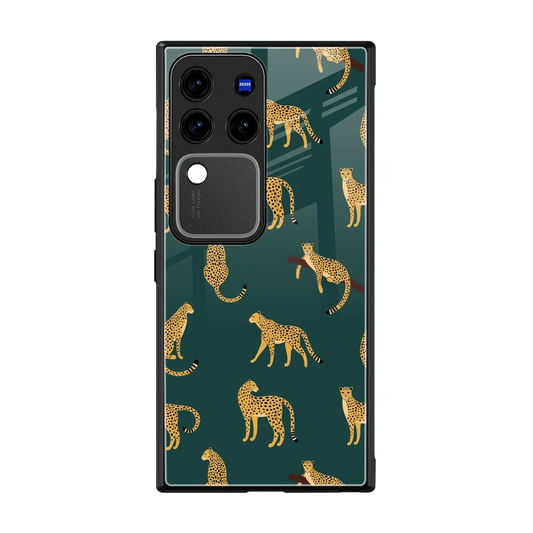 Fierce Spots back phone cover | glass case forvivo v30 pro