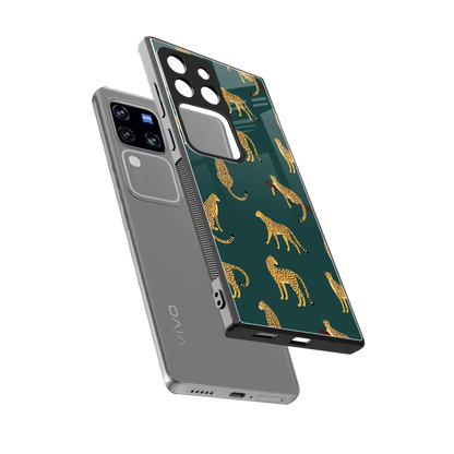 Fierce Spots sleekvivo v30 pro cover with tempered glass back and TPU edges